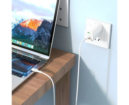 Дата кабель Borofone BX70 Type-C to Lightning 20W (1m) Белый