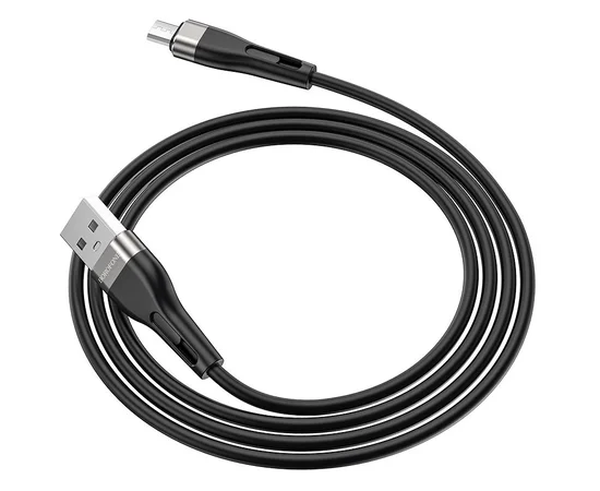 Дата кабель Borofone BX46 Rush USB to MicroUSB (1m) Черный