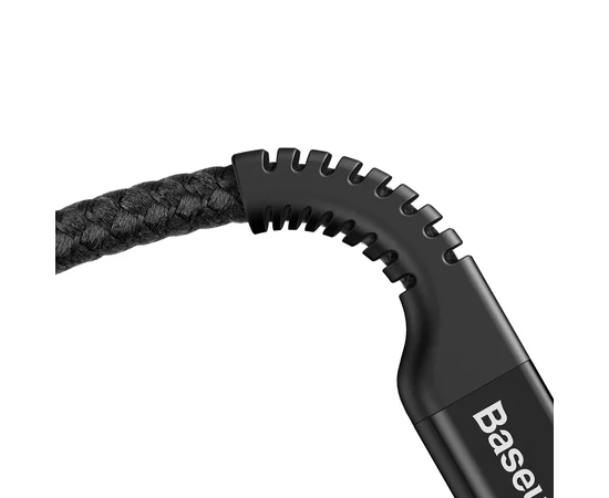 Дата кабель Baseus Fish Eye Spring Data Lightning Cable 2A (1m) Черный