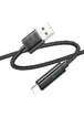 Дата кабель Hoco U127 Power USB to Lightning Black