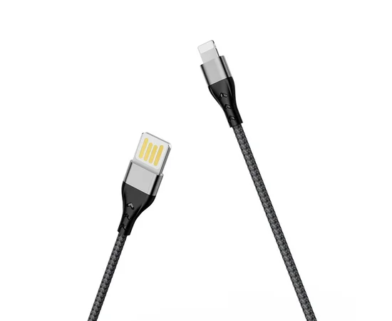 Дата кабель Borofone BU11 Tasteful USB to Lightning (1.2m) Черный