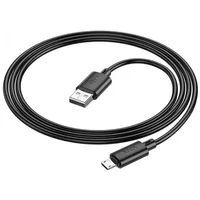 Дата кабель Hoco X88 Gratified USB to Micro-USB (1m) Black