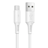 Дата кабель Borofone BX47 Coolway USB to MicroUSB (1m) Білий