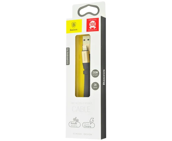 Дата кабель Baseus Nimble Portable USB to Lightning (23см) (CALMBJ-B01) Золотой