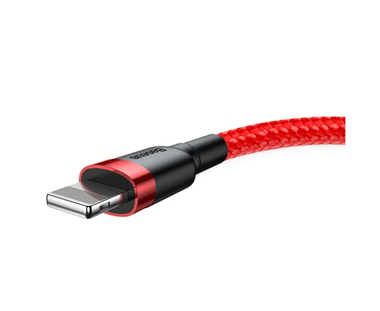 Дата кабель Baseus Cafule Lightning Cable 2.4A (0.5m) Красный