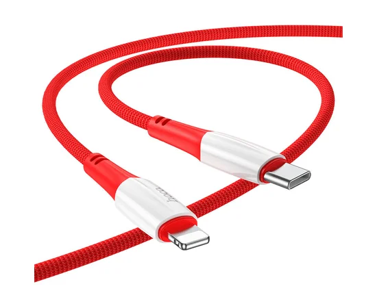 Дата кабель Hoco X70 Ferry PD Type-C to Lightning (1m) Красный