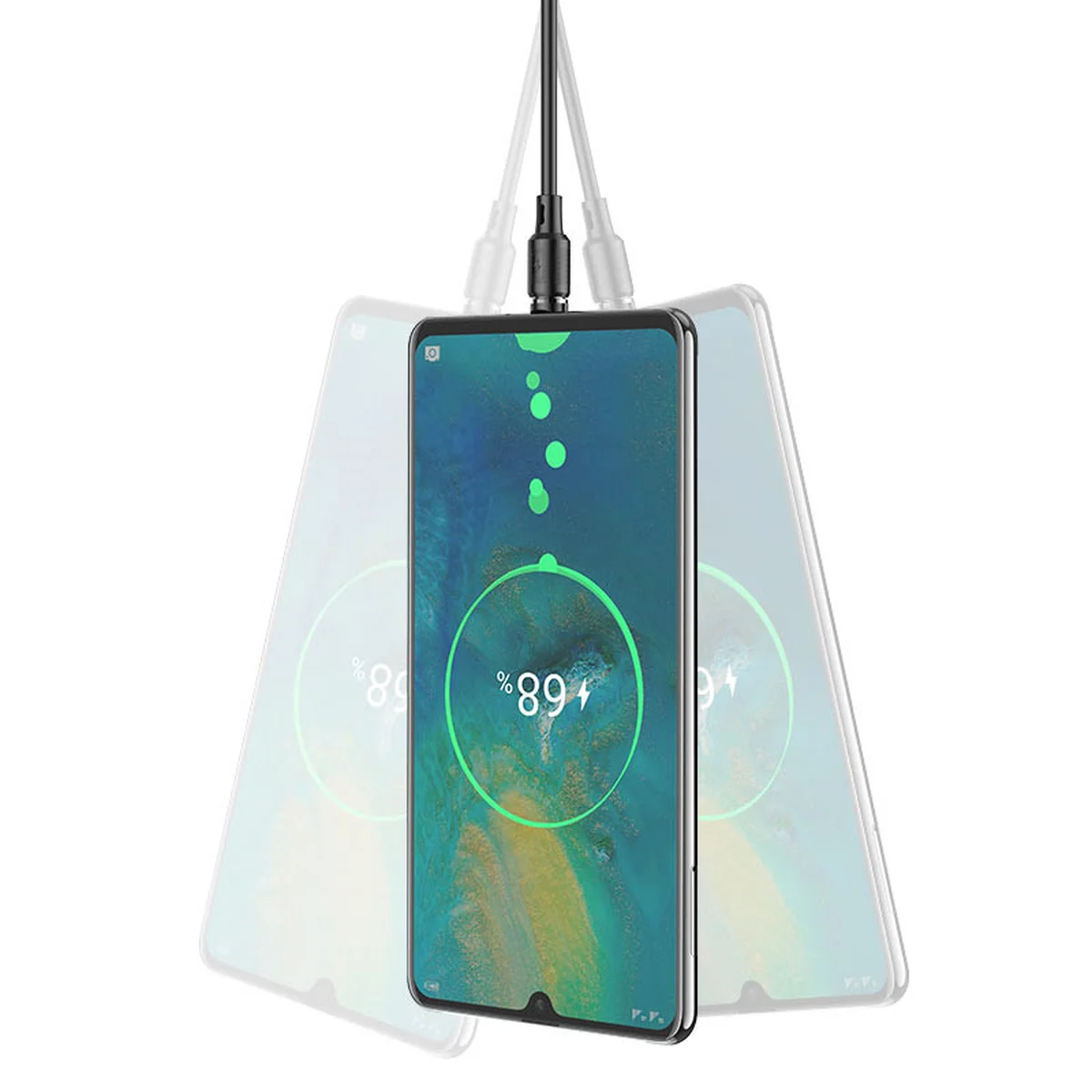 Дата кабель Hoco X52 "Sereno magnetic" USB to Type-C (1m) Черный