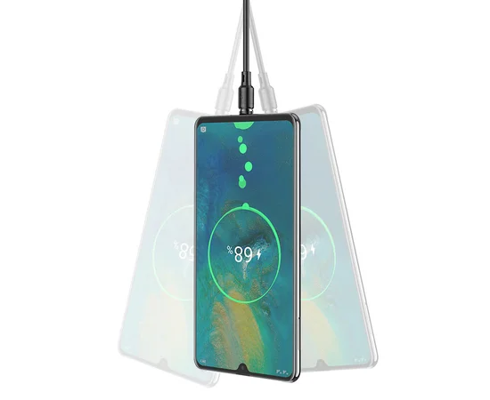 Дата кабель Hoco X52 "Sereno magnetic" USB to Type-C (1m) Черный