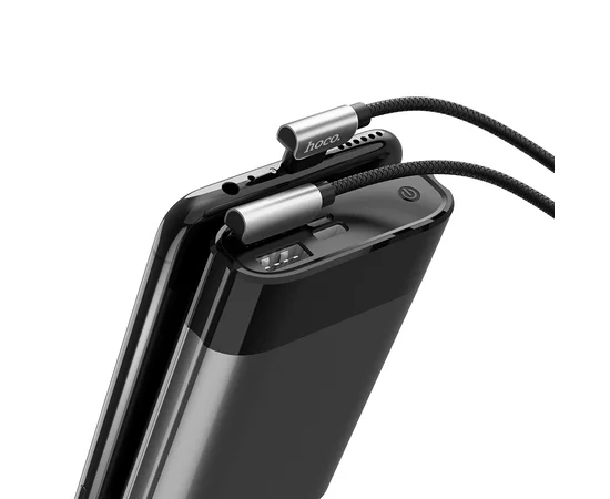 Дата кабель Hoco U42 Exquisite Steel Micro USB Cable (1.2m) Черный