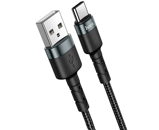 Дата кабель Hoco DU46 Charging USB to Type-C (1m) Черный