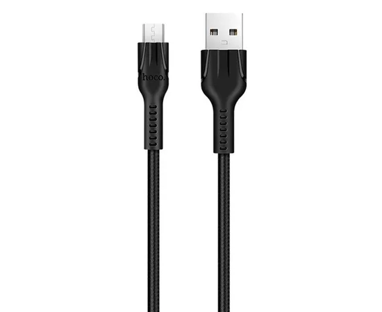 Дата кабель Hoco U31 "Benay" USB to MicroUSB (1m) Черный