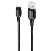 Дата кабель Borofone BU14 Heroic USB to Lightning (1.2m) Черный