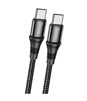 Дата кабель Hoco X50 "Excellent" Type-C to Type-C (1m) Черный Дата кабель Hoco X50 "Excellent" Type-C to Type-C (1m) Черный