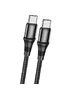 Дата кабель Hoco X50 "Excellent" Type-C to Type-C (1m) Черный