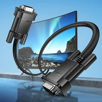 Дата кабель Hoco US11 VGA male to VGA male HD (1m) Black
