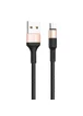 Дата кабель Hoco X26 Xpress Micro USB Cable (1m) Черный / Золотой