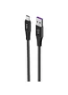 Дата кабель Hoco X22 5A Quick Charger Type-C Cable (1m) Черный