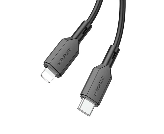 Дата кабель Borofone BX70 Type-C to Lightning 20W (1m) Черный