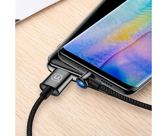 Дата кабель USAMS US-SJ341 U13 USB to Type-C (1.2m) Черный