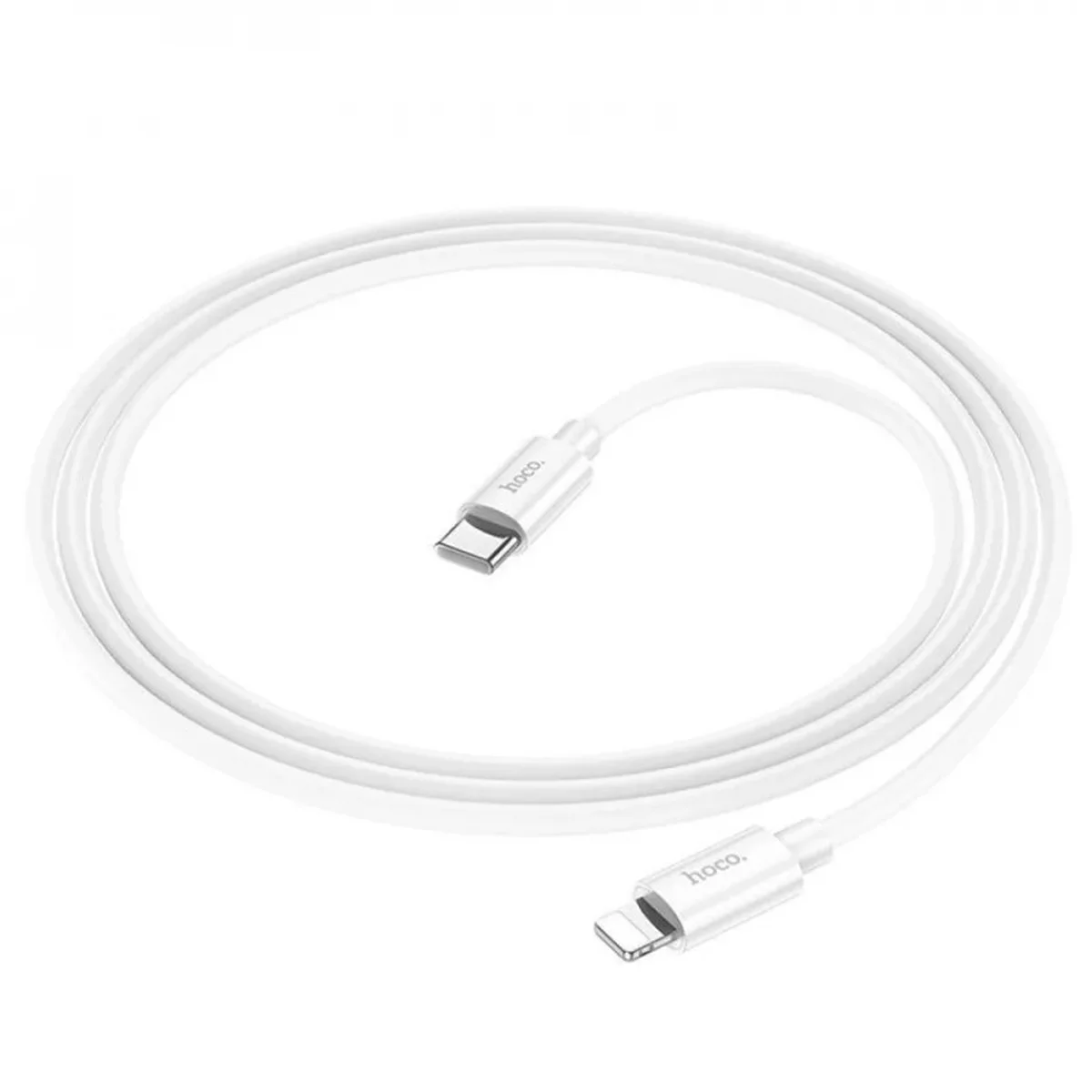 Дата кабель Hoco X87 Magic Type-C to Lightning (1m) White