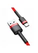 Дата кабель Baseus Cafule Type-C Cable 2A (2m) Black / Red