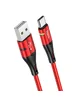 Дата кабель Hoco U93 "Shadow" Type-C (1.2 m) Красный