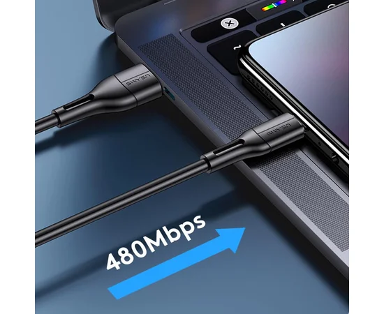 Дата кабель USAMS US-SJ502 U68 USB to MicroUSB (1m) Черный