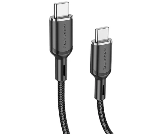 Дата кабель Borofone BX90 Cyber USB для Type-C (1m) Black