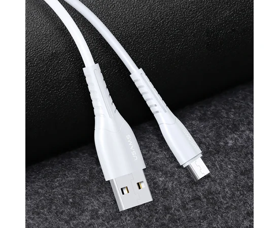 Дата кабель Usams US-SJ365 U35 USB to MicroUSB (1m) White