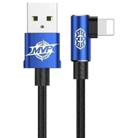 Дата кабель Baseus MVP Elbow Lightning Cable 2.4A (1m) (CALMVP) blue