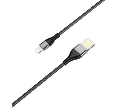 Дата кабель Borofone BU11 Tasteful USB to Lightning (1.2m) Черный