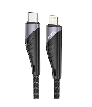 Дата кабель Hoco U95 Freeway 4in1 USB/Type-C to Type-C/Lightning 60W (1.2m) Black