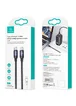 Дата кабель USAMS US-SJ525 U71 Type-C to Type-C PD 100W (2m) Black