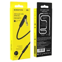 Аудио кабель Aux Borofone BL5 with mic Черный