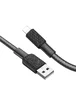 Дата кабель Hoco X69 Jaeger USB to Lightning (1m) Black / White