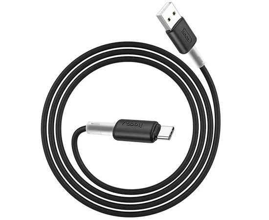 Дата кабель Hoco X48 "Soft" Type-C (1m) Черный
