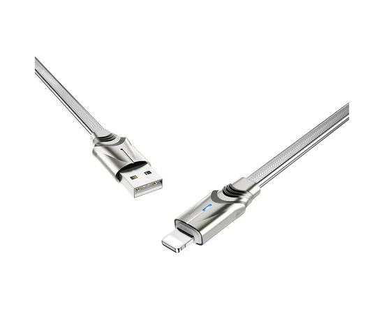 Дата кабель Borofone BU12 Synergy USB to Type-C (1.2m) Серебряный