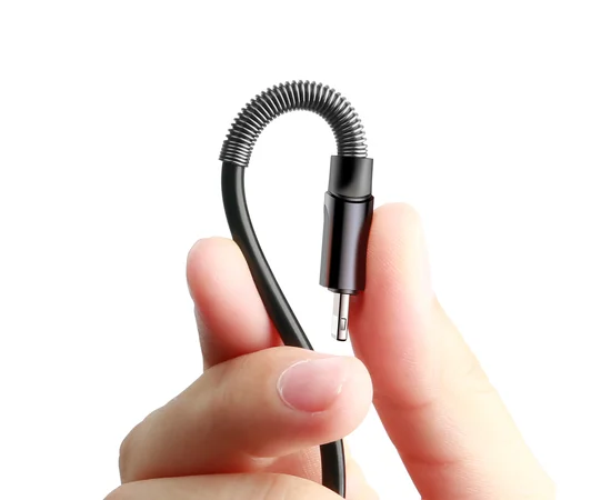 Дата кабель Baseus Double Spring (компактный) USB to Lightning 2A (1m) Серый