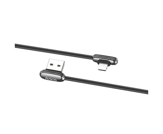 Дата кабель Hoco U60 "Grand" Lightning (1.2m) Серый