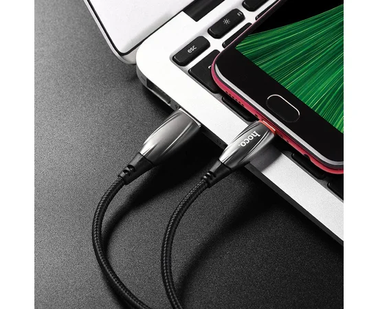 Дата кабель Hoco U71 "Star" MicroUSB (1.2М) Черный