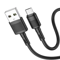 Дата кабель Hoco X83 Victory USB to MicroUSB (1m) Black