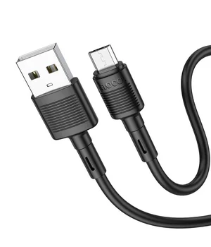 Дата кабель Hoco X83 Victory USB to MicroUSB (1m) Black Дата кабель Hoco X83 Victory USB to MicroUSB (1m) Black