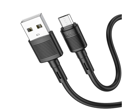 Дата кабель Hoco X83 Victory USB to MicroUSB (1m) Black