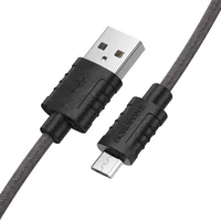 Дата кабель Borofone BX52 Airy USB to MicroUSB (1m) Черный
