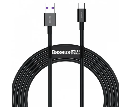 Дата кабель Baseus Superior Series Fast Charging USB to Type-C PD 66W (2m) (CATYS-A) Черный