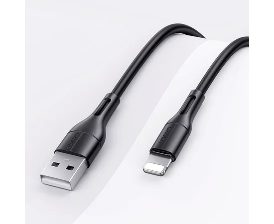 Дата кабель USAMS US-SJ500 U68 USB to Lightning (1m) Черный