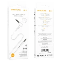 Аудио кабель Aux Borofone BL10 (2m) Белый