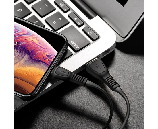 Дата кабель Hoco X40 Noah USB to Lightning (1m) Черный