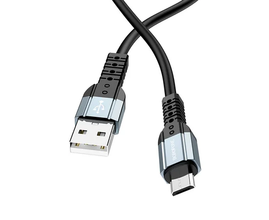 Дата кабель Borofone BX64 Special USB to MicroUSB (1m) Чорний