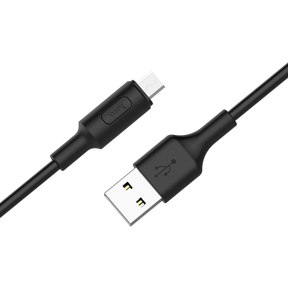 Дата кабель Hoco X25 Soarer MicroUSB (1m) Черный